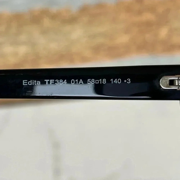 Tom Ford Edita Sunglasses- Black - Picture 7 of 11